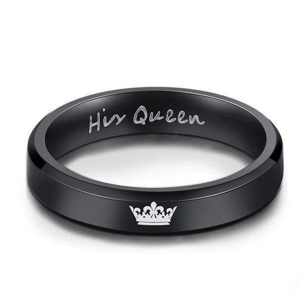 Couple Ring Her King His Queen