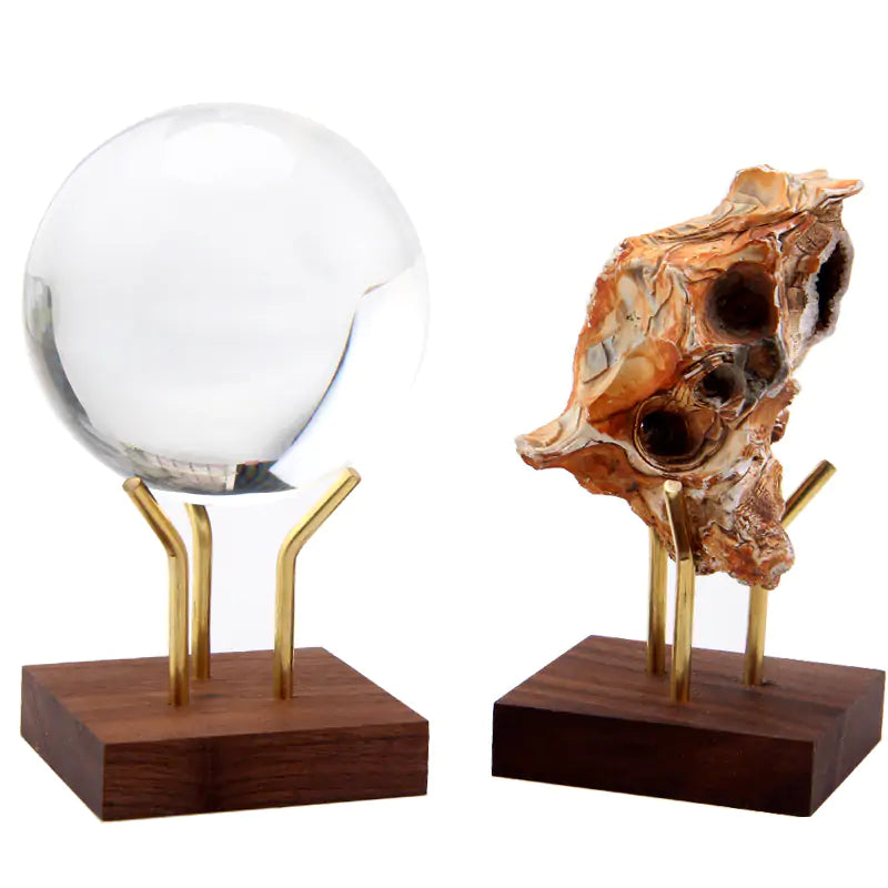 Wood Crystal Holder