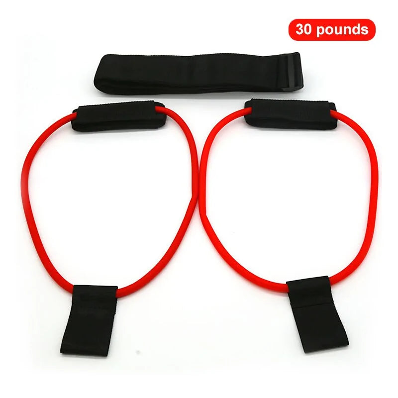 Adjustable Fitness Booty Bands Set with Resistance Bands and Waist Belt