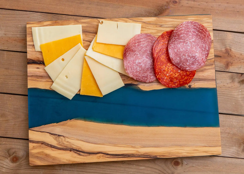 Olive Wood Resin Cutting Board